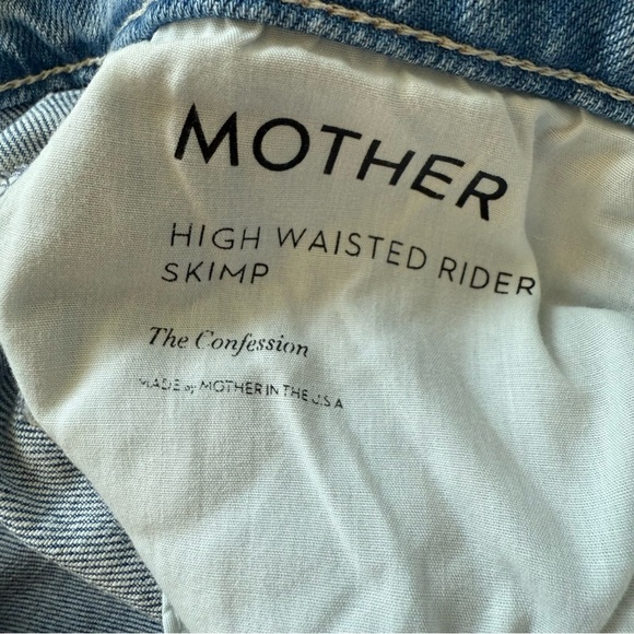 MOTHER SUPERIOR High Waisted Rider Skimp Jeans The Confession Denim Women’s 27 - Picture 14 of 17